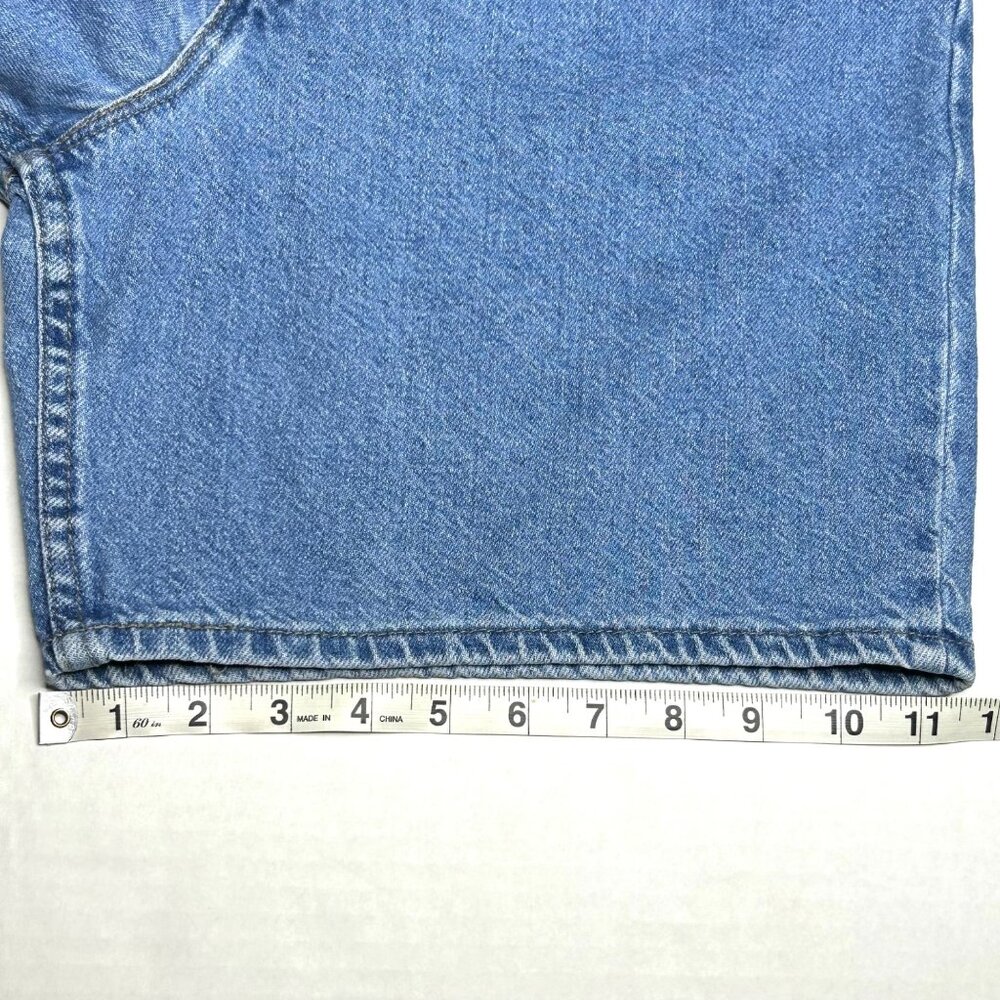 Vintage Chic Blue Jean Shorts Size 10 Average High Rise - Picture 15 of 15